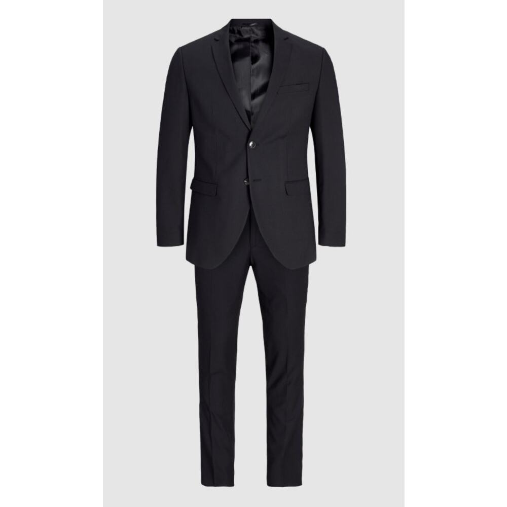 NWT Jack & Jones JPRSOLARIS Super Slim Fit Suit Black IT 52 US 42 Men’s 2-Piece